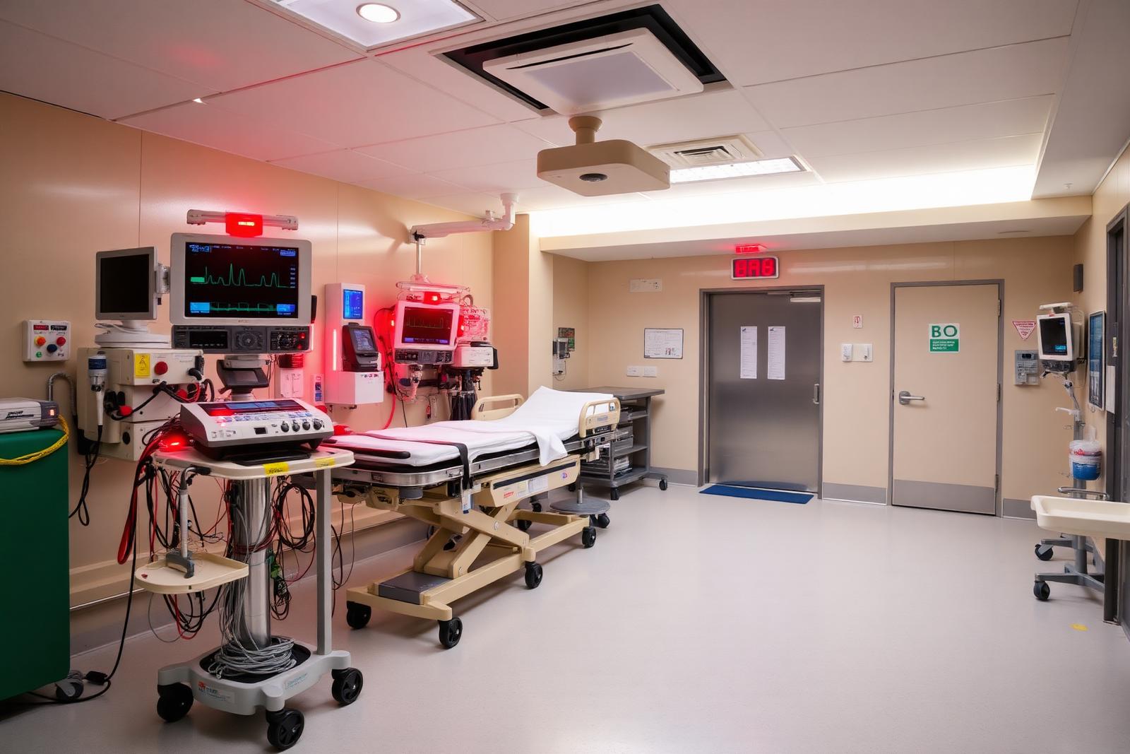 Hospital emergency triage bay ready for service