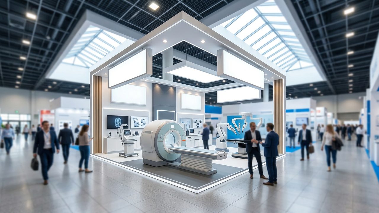 Trade fair booth photo